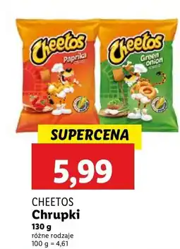 Lidl Chrupki zielona cebulka Cheetos oferta