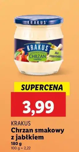 Lidl Chrzan z jabłkiem Krakus Maspex oferta