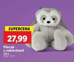 Lidl Maskotka plecak z cukierkami oferta