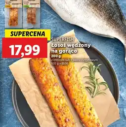 Lidl Łosoś wędzony na gorąco z pesto cytrynowym Superfish oferta