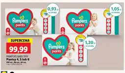 Lidl Pieluchomajtki 6 Pampers Pants oferta