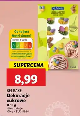 Lidl Dekoracje cukrowe wielkanocne Belbake oferta