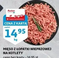 Auchan Mięso z łopatki wieprzowej oferta