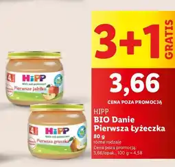 Lidl Pierwsza gruszka Hipp oferta