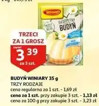 Auchan Budyń śmietankowy bez cukru Winiary oferta