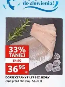 Auchan Dorsz czarny filet bez skóry oferta