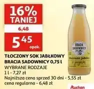 Auchan Sok tłoczony jabłko i pigwa Bracia Sadownicy oferta