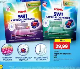 Lidl Tabletki do prania color Formil oferta