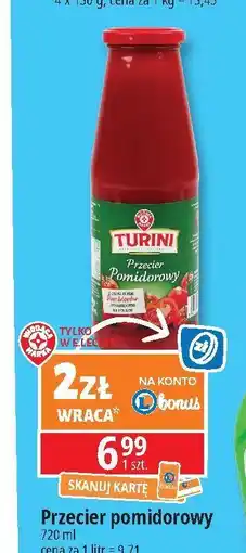 E.Leclerc Przecier pomidorowy Wiodąca Marka Turini oferta