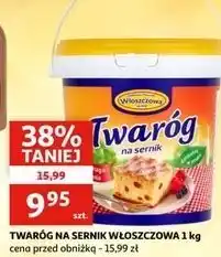 Auchan Twaróg na sernik Włoszczowa oferta