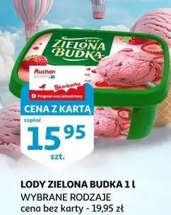 Auchan Lody truskawkowe Zielona Budka oferta