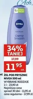 Auchan Żel pod prysznic Nivea Creme Smooth oferta