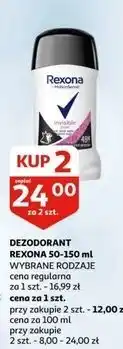 Auchan Antyperspirant pure Rexona Invisible oferta