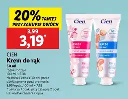 Lidl Krem do rąk odżywczy Cien oferta