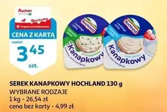 Auchan Serek ze szczypiorkiem Hochland Kanapkowy oferta
