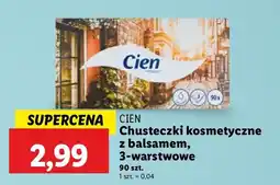 Lidl Chusteczki kosmetyczne z balsamem Cien oferta