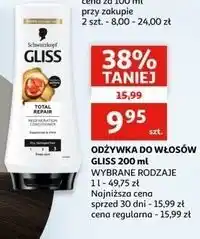 Auchan Odżywka do włosów Gliss Kur Total Repair oferta