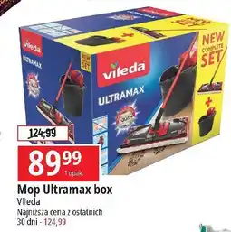 E.Leclerc Zestaw mop ultramax wiadro + wkład Vileda oferta