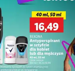 Lidl Antyperspirant Rexona Sexy Bouquet oferta