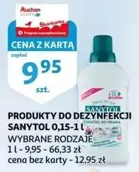 Auchan Płyn dodatek dezynfekujący do prania Sanytol oferta