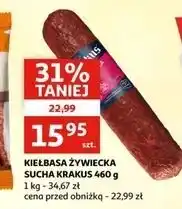 Auchan Kiełbasa żywiecka Krakus Animex oferta