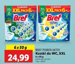 Lidl Kostka do wc 4 function lemon Bref Power Aktiv oferta