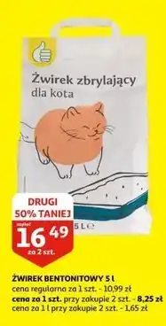Auchan Żwirek dla kota Podniesiony Kciuk oferta