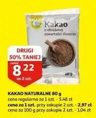 Auchan Kakao naturalne Podniesiony Kciuk oferta
