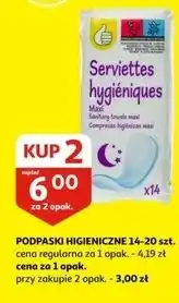 Auchan Podpaski higieniczne maxi Podniesiony Kciuk oferta