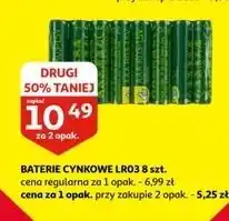 Auchan Baterie alkaiczne aa Podniesiony Kciuk oferta