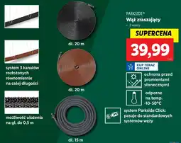 Lidl Wąż zraszający 20m Parkside oferta