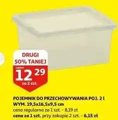 Auchan Pojemnik do przechowywania 2 l oferta