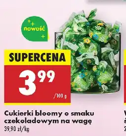 Biedronka Cukierki bloomy o smaku czekoladowym na wagę oferta