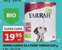 Auchan Karma dla psa z wołowiną pokrzywą i pomidorem Yarrah Bio oferta