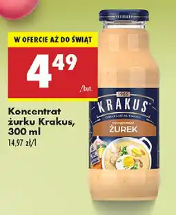 Biedronka Koncentrat żurku Krakus oferta