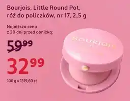 Rossmann Róż do policzków Bourjois oferta