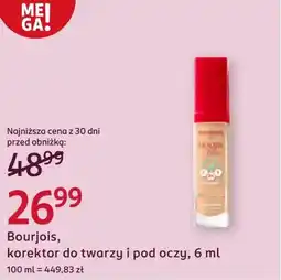 Rossmann Korektor pod oczy Bourjois oferta