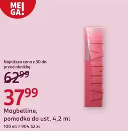 Rossmann Pomadka do ust Maybelline oferta