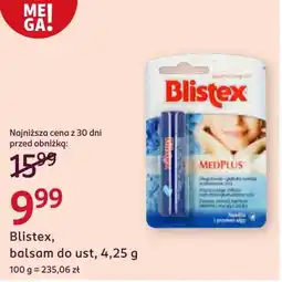 Rossmann Balsam do ust Blistex oferta