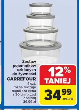 Carrefour Pojemniki na żywność Carrefour oferta