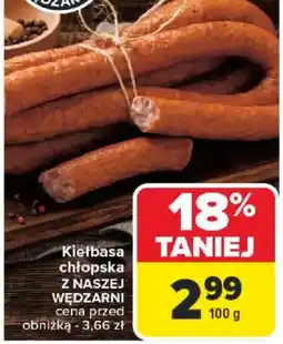 Carrefour Kiełbasa chłopska oferta