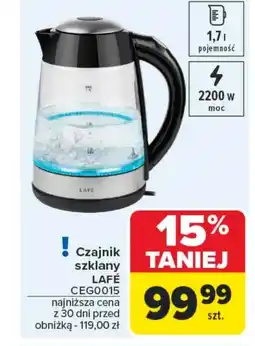 Carrefour Czajnik elektryczny Lafe oferta