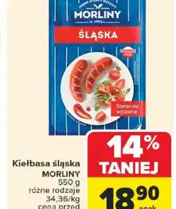 Carrefour Kiełbasa śląska Morliny oferta