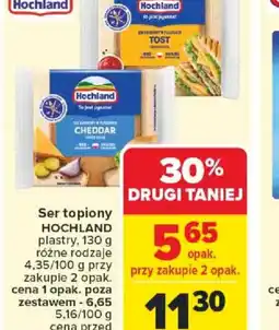 Carrefour Ser topiony Hochland oferta