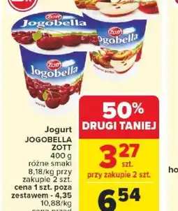 Carrefour Jogurt Jogobella Zott oferta