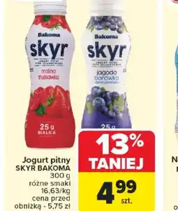 Carrefour Jogurt pitny Skyr Bakoma oferta