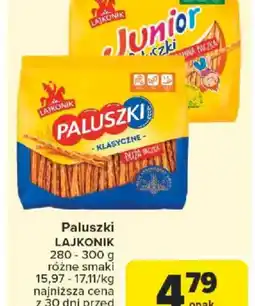 Carrefour Paluszki Lajkonik oferta