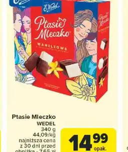 Carrefour Ptasie Mleczko Wedel oferta