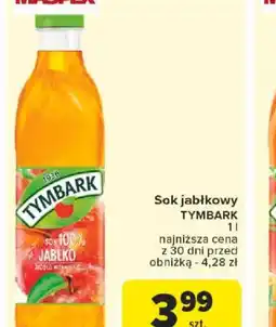 Carrefour Sok jabłkowy Tymbark oferta