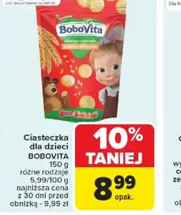 Carrefour Ciasteczka dla dzieci Bobovita oferta